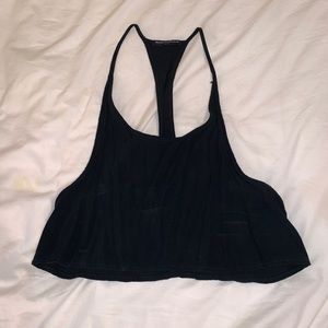 Brandy Melville crop top with deep arm holes